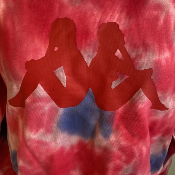 Kappa Authentic Galz Cropped Tie Dye Sweatshirt - Picture 6 of 10